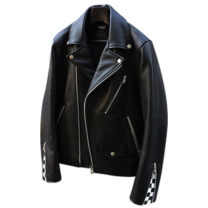 COW LEATHER CHECKMATE RIDER JACKET (리스펙트 소가죽 라이더 자켓)