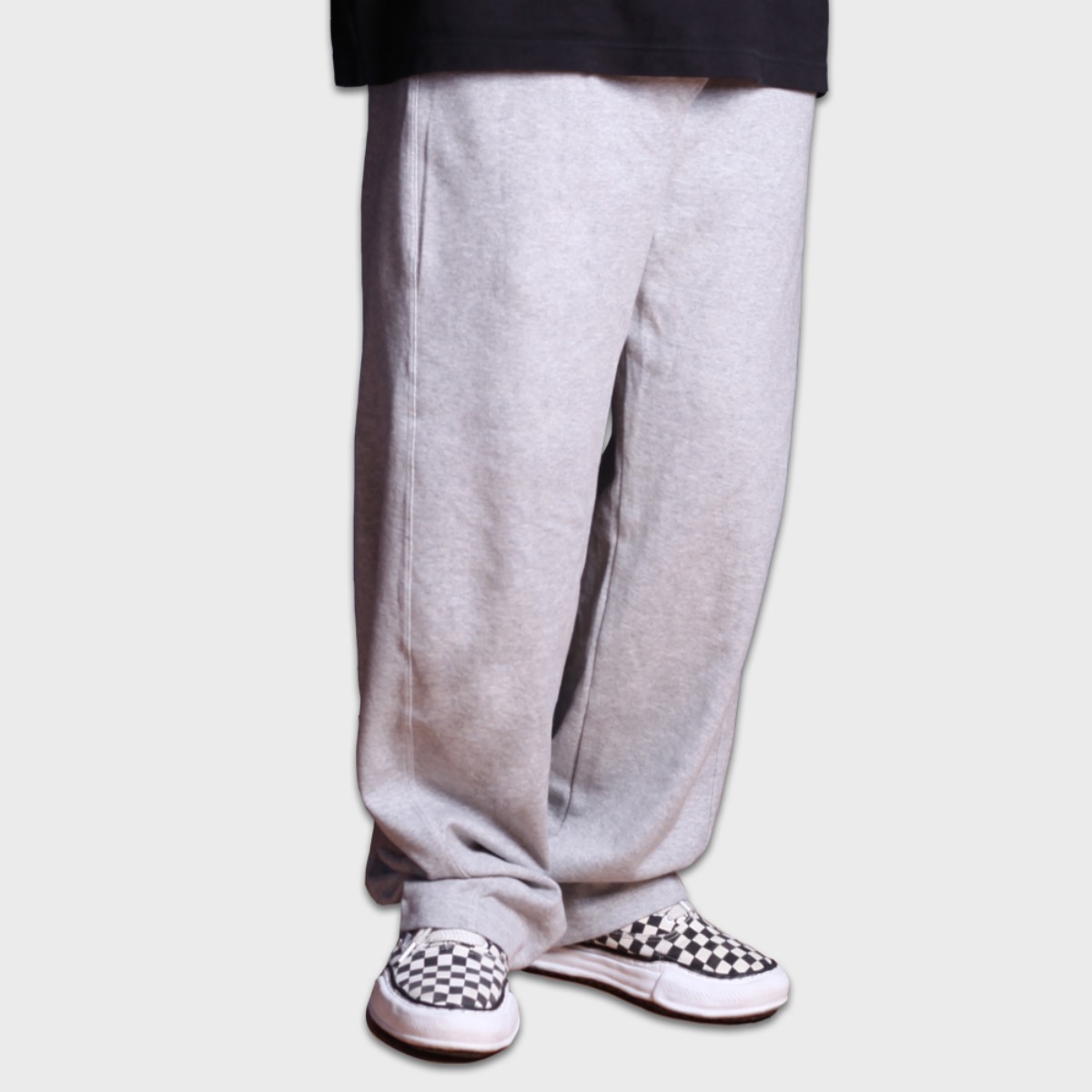 twisted sweat pants (grey)